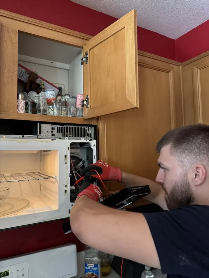 Over-the-range microwave